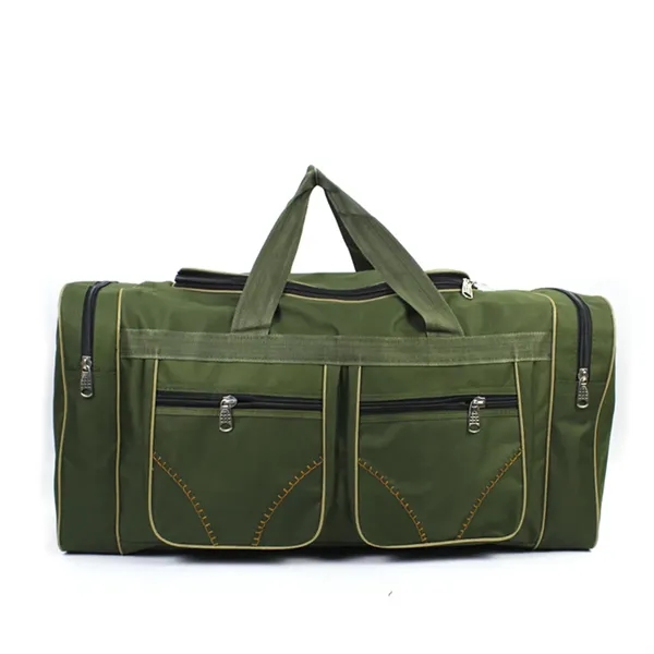 80L Men's Super Large Travel Duffel - Black/Blue/Green - 80L Men's Super Large Travel Duffel - Black/Blue/Green - Image 3 of 4