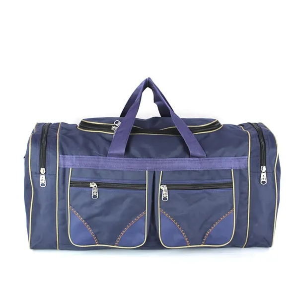 80L Men's Super Large Travel Duffel - Black/Blue/Green - 80L Men's Super Large Travel Duffel - Black/Blue/Green - Image 4 of 4