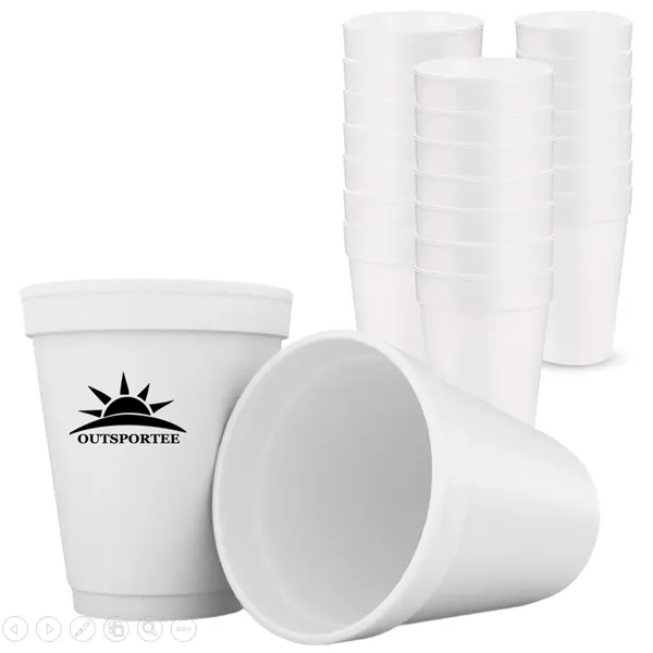16 oz.disposable drink stadium Foam coffee Cup - 16 oz.disposable drink stadium Foam coffee Cup - Image 0 of 4