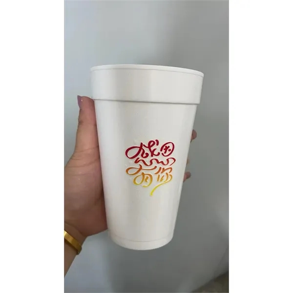 16 oz.disposable drink stadium Foam coffee Cup - 16 oz.disposable drink stadium Foam coffee Cup - Image 3 of 4