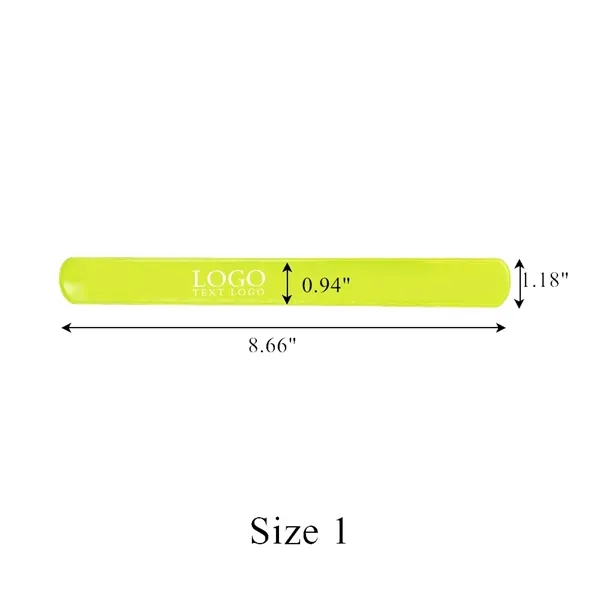 PVC Outdoor Reflective Slap Bracelets - PVC Outdoor Reflective Slap Bracelets - Image 5 of 20