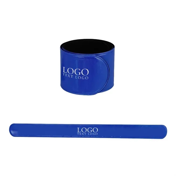 Custom PVC Outdoor Reflective Slap Bracelets