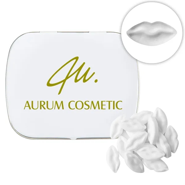 Domed Tin with Lip Shaped Mints - Domed Tin with Lip Shaped Mints - Image 3 of 5