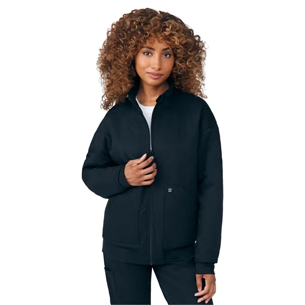 White Cross - VIBE - Women's Three-Pocket Scrub Jacket - White Cross - VIBE - Women's Three-Pocket Scrub Jacket - Image 0 of 3