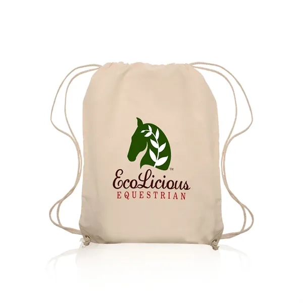 Cotton Drawstring Tote Bags - Cotton Drawstring Tote Bags - Image 3 of 7
