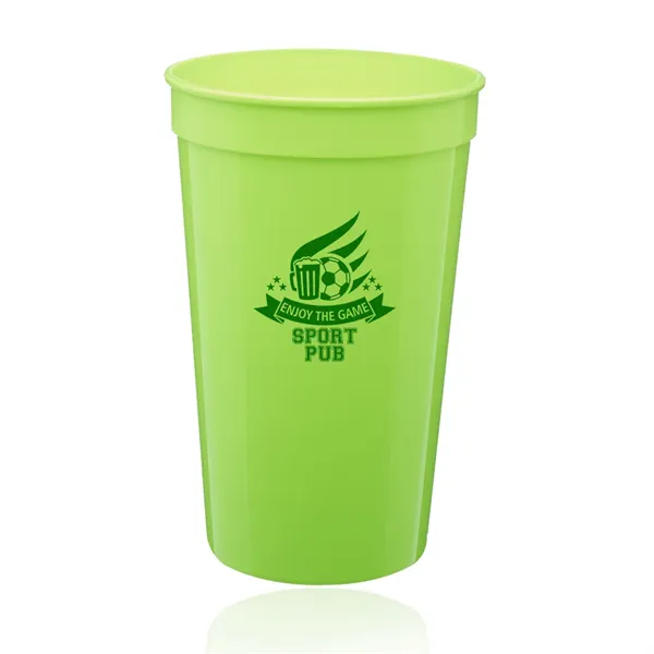 22 oz. Plastic Stadium Cup - 22 oz. Plastic Stadium Cup - Image 6 of 23