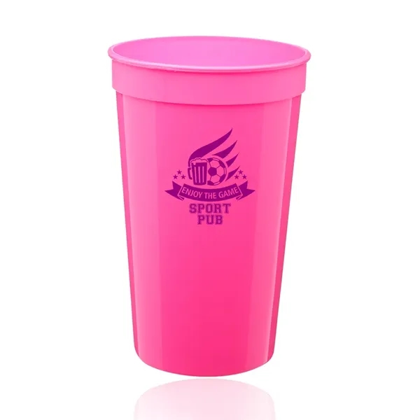 22 oz. Plastic Stadium Cup - 22 oz. Plastic Stadium Cup - Image 11 of 23