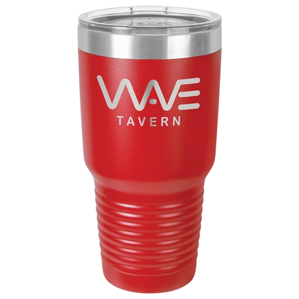 Polar Camel Stainless Steel 30 oz Ringed Tumbler - Polar Camel Stainless Steel 30 oz Ringed Tumbler - Image 12 of 35
