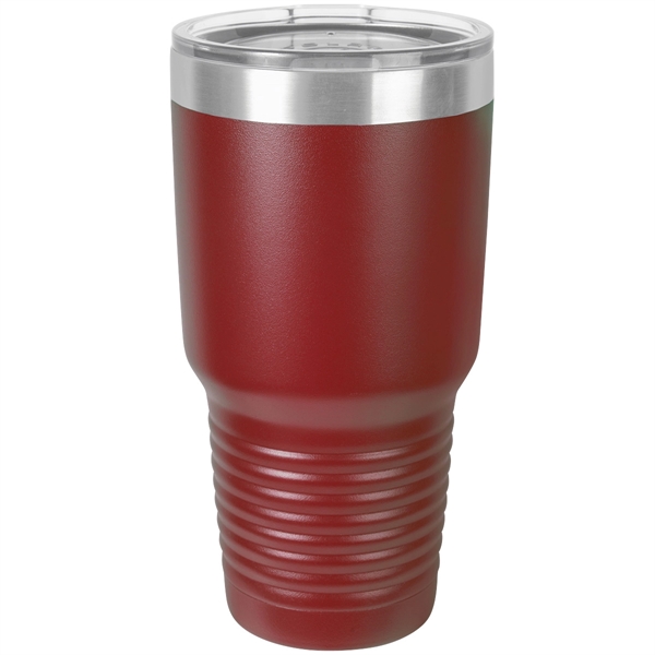 Polar Camel Stainless Steel 30 oz Ringed Tumbler - Polar Camel Stainless Steel 30 oz Ringed Tumbler - Image 11 of 35