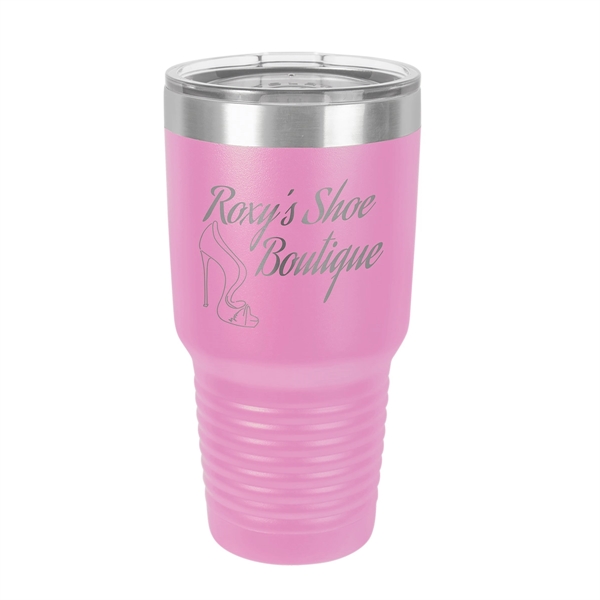 Polar Camel Stainless Steel 30 oz Ringed Tumbler - Polar Camel Stainless Steel 30 oz Ringed Tumbler - Image 18 of 35