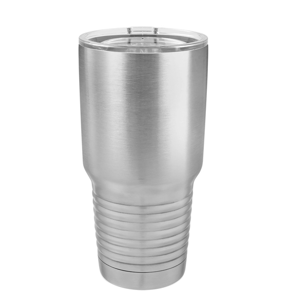 Polar Camel Stainless Steel 30 oz Ringed Tumbler - Polar Camel Stainless Steel 30 oz Ringed Tumbler - Image 1 of 3