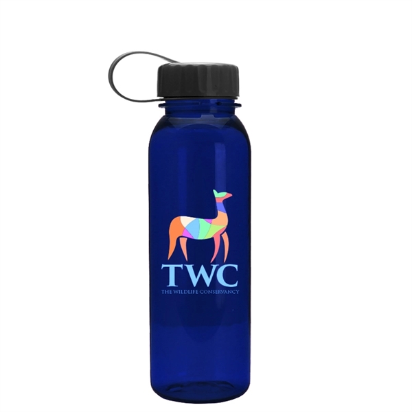 24 Oz. Bottle w/ Tethered Lid - Digital Imprint - 24 Oz. Bottle w/ Tethered Lid - Digital Imprint - Image 9 of 9