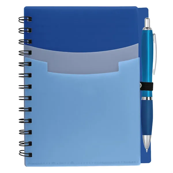 Tri-Pocket Notebook & Satin Pen - Tri-Pocket Notebook & Satin Pen - Image 2 of 10