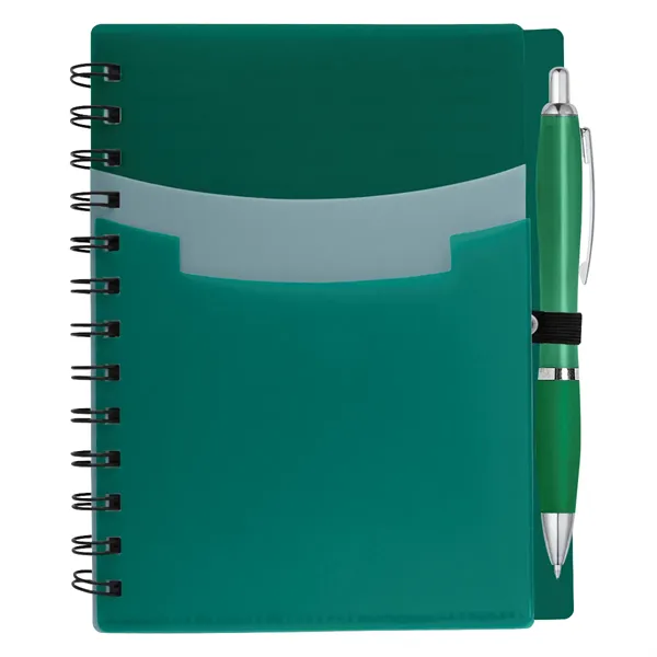Tri-Pocket Notebook & Satin Pen - Tri-Pocket Notebook & Satin Pen - Image 6 of 10
