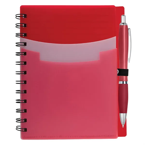 Tri-Pocket Notebook & Satin Pen - Tri-Pocket Notebook & Satin Pen - Image 8 of 10