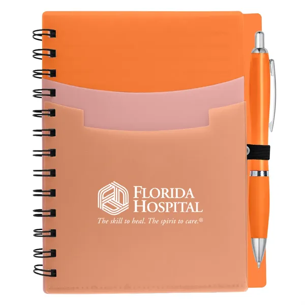 Tri-Pocket Notebook & Satin Pen - Tri-Pocket Notebook & Satin Pen - Image 10 of 10