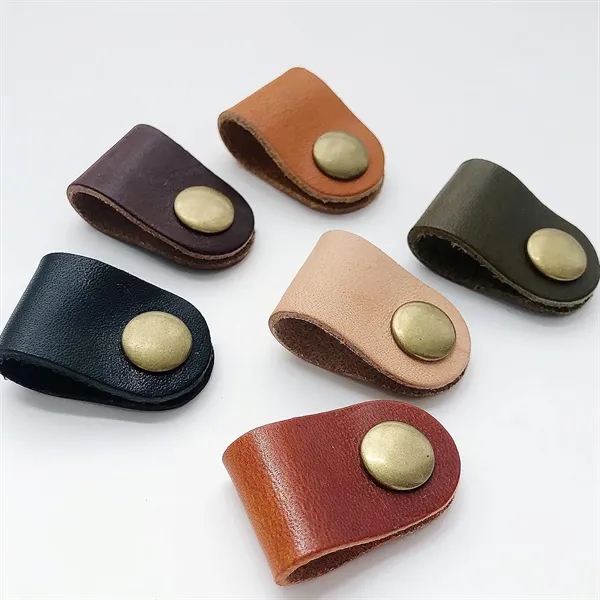 Handmade Practical Buckle Storage Genuine Leather Hub - Handmade Practical Buckle Storage Genuine Leather Hub - Image 7 of 8