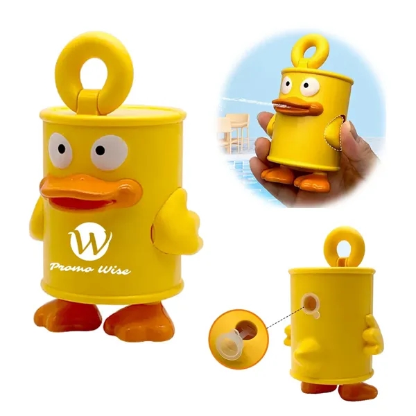 Cartoon Mini Safety Outdoor Spray Can Duck Doll Water Gun - Cartoon Mini Safety Outdoor Spray Can Duck Doll Water Gun - Image 0 of 6