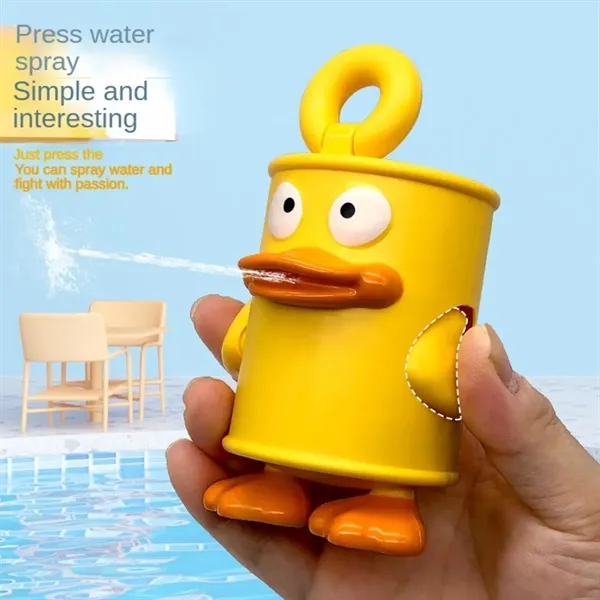 Cartoon Mini Safety Outdoor Spray Can Duck Doll Water Gun - Cartoon Mini Safety Outdoor Spray Can Duck Doll Water Gun - Image 3 of 6