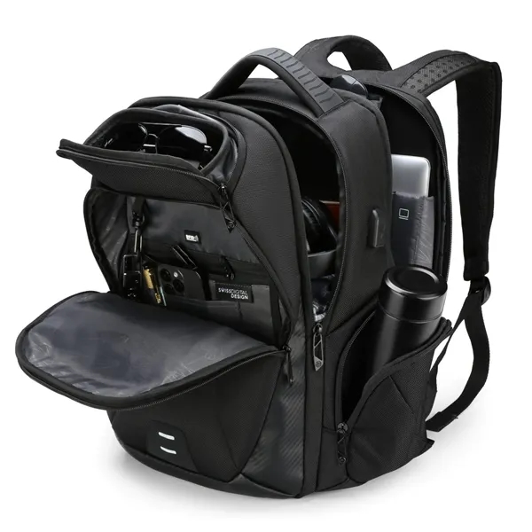 SwissDigital® TERABYTE NG Stylish Travel Backpack - SwissDigital® TERABYTE NG Stylish Travel Backpack - Image 5 of 18