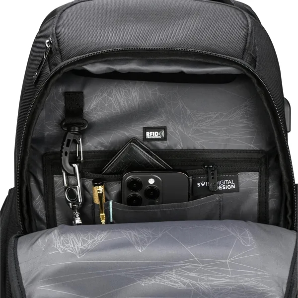SwissDigital® TERABYTE NG Stylish Travel Backpack - SwissDigital® TERABYTE NG Stylish Travel Backpack - Image 13 of 18