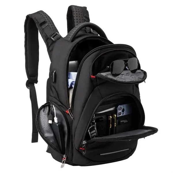 SwissDigital® Neptune SV Massage Large Travel Backpack - SwissDigital® Neptune SV Massage Large Travel Backpack - Image 6 of 28