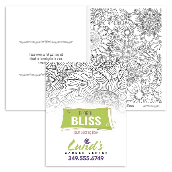 Good Value™ Floral Bliss Adult Coloring Book - Good Value™ Floral Bliss Adult Coloring Book - Image 0 of 0