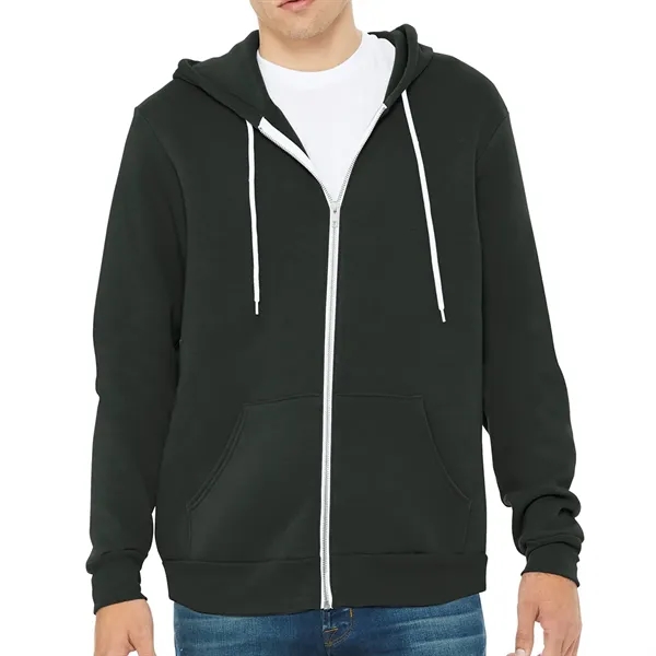 Bella+Canvas ® Unisex Sponge Fleece Full-Zip Hoodie - Bella+Canvas ® Unisex Sponge Fleece Full-Zip Hoodie - Image 4 of 13
