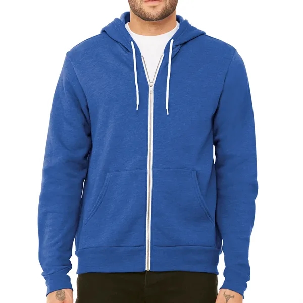 Bella+Canvas ® Unisex Sponge Fleece Full-Zip Hoodie - Bella+Canvas ® Unisex Sponge Fleece Full-Zip Hoodie - Image 9 of 13