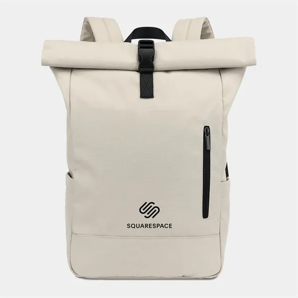 Malibu - Roll Top Laptop Backpack (Tan) - Malibu - Roll Top Laptop Backpack (Tan) - Image 0 of 2