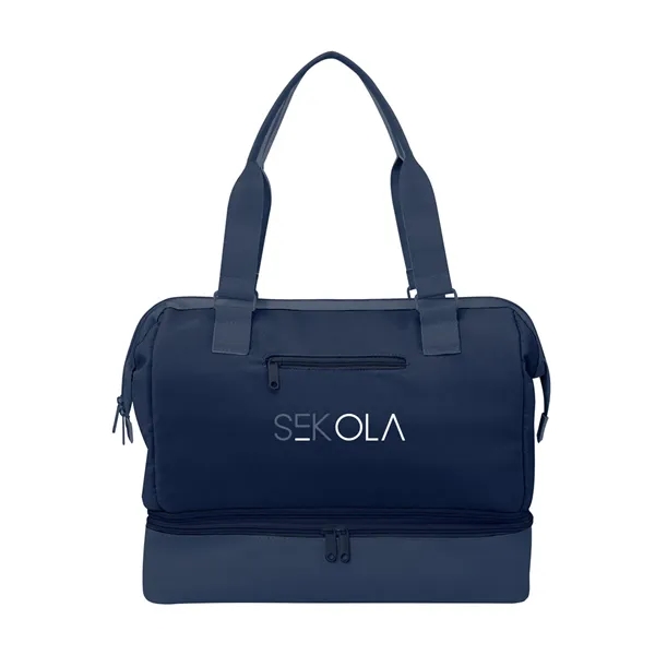 The Weekender Mini Travel Bag With Drop Bottom - The Weekender Mini Travel Bag With Drop Bottom - Image 6 of 6