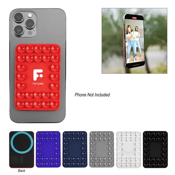Magnetic Silicone Suction-Cup Phone Mount - Magnetic Silicone Suction-Cup Phone Mount - Image 0 of 12