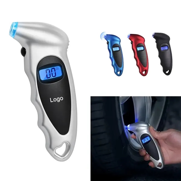 Precision Digital Tire Pressure Gauge with Backlight LCD - Precision Digital Tire Pressure Gauge with Backlight LCD - Image 0 of 5