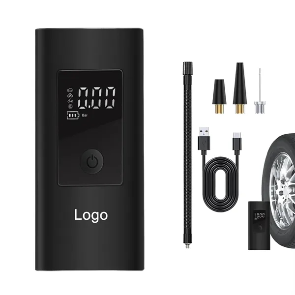 Portable Car Tire Inflator With Air Pump - Portable Car Tire Inflator With Air Pump - Image 0 of 4