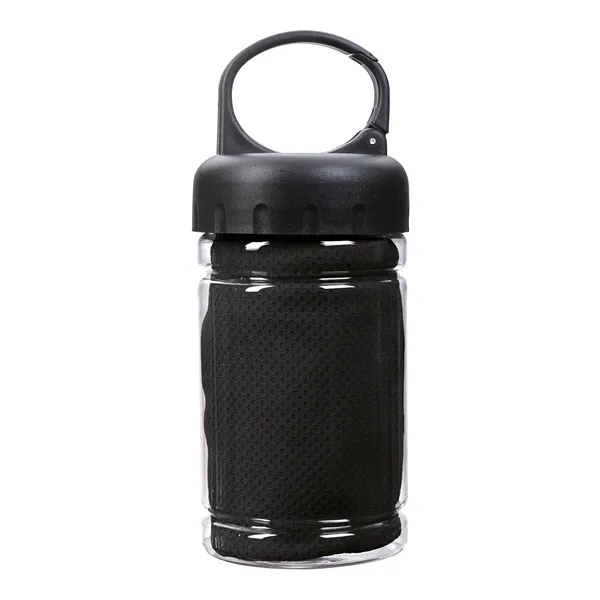 Carabiner Bottle with Cooling Towel - Carabiner Bottle with Cooling Towel - Image 1 of 1