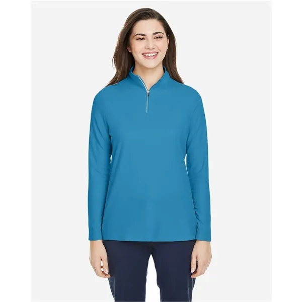 CORE365 Women's Fusion ChromaSoft™ Pique Quarter-Zip Pull... - CORE365 Women's Fusion ChromaSoft™ Pique Quarter-Zip Pull... - Image 0 of 24