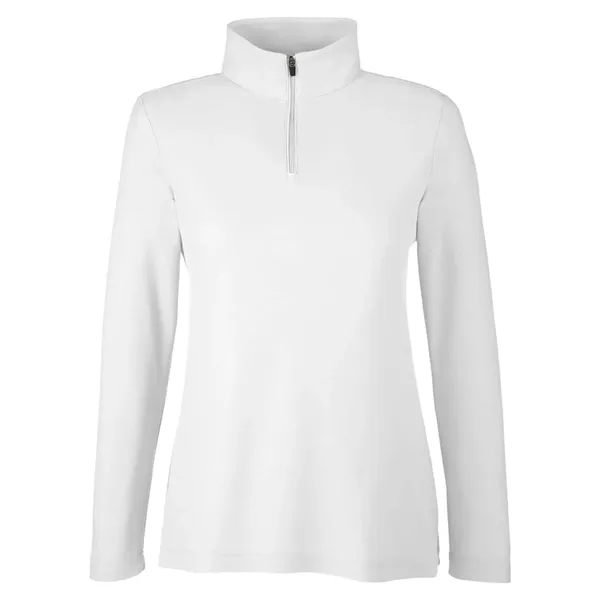 CORE365 Women's Fusion ChromaSoft™ Pique Quarter-Zip Pull... - CORE365 Women's Fusion ChromaSoft™ Pique Quarter-Zip Pull... - Image 23 of 24
