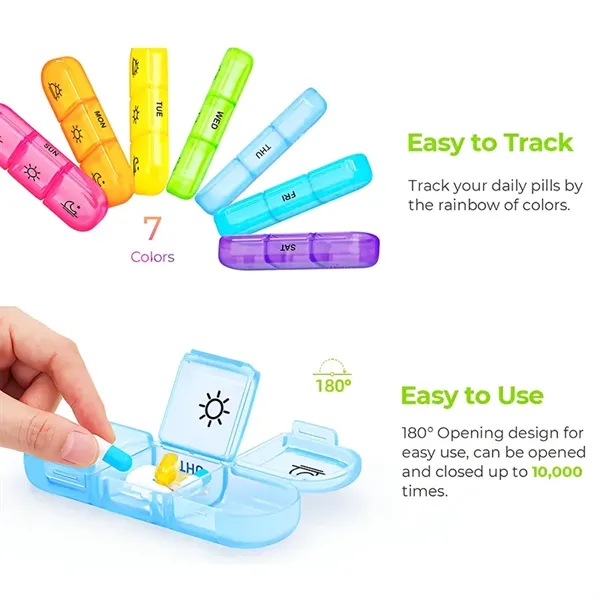 Weekly Pill Box Organizer, 21 Times - Weekly Pill Box Organizer, 21 Times - Image 1 of 4