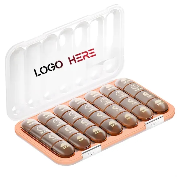 Premium Quality Pill Box Organizer 28 Times - Premium Quality Pill Box Organizer 28 Times - Image 0 of 6