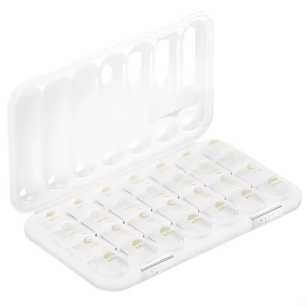Premium Quality Pill Box Organizer 28 Times - Premium Quality Pill Box Organizer 28 Times - Image 1 of 6