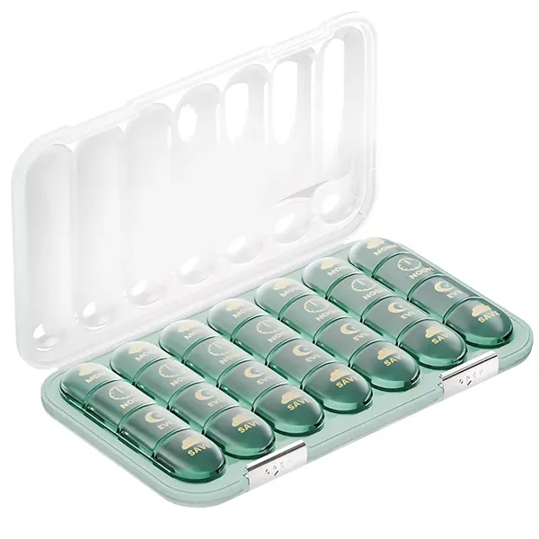 Premium Quality Pill Box Organizer 28 Times - Premium Quality Pill Box Organizer 28 Times - Image 2 of 6