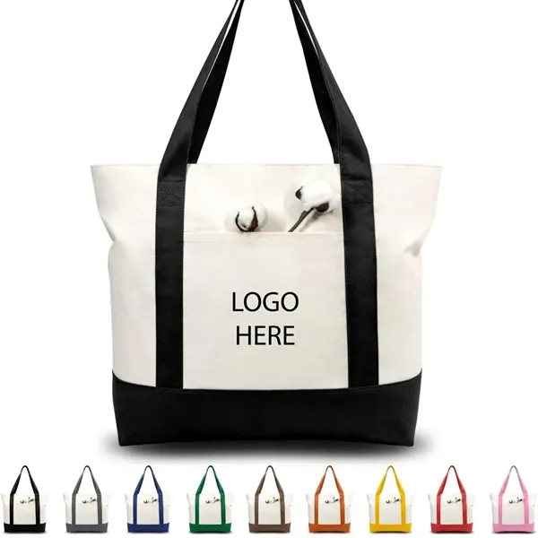 Reusable Canvas Grocery Shopping Tote Bag - Reusable Canvas Grocery Shopping Tote Bag - Image 0 of 5
