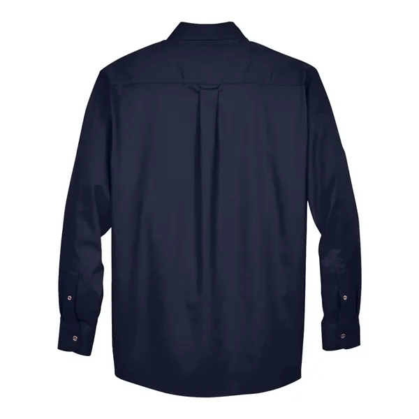 Harriton Men's Tall Easy Blend™ Twill Dress Shirt - Harriton Men's Tall Easy Blend™ Twill Dress Shirt - Image 8 of 10