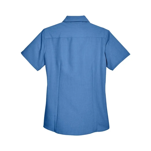 Harriton Women's Barbados Textured Camp Shirt - Harriton Women's Barbados Textured Camp Shirt - Image 20 of 20