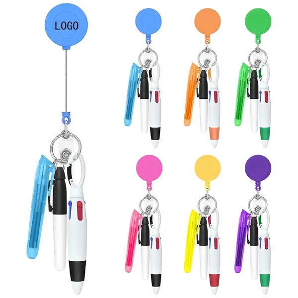 Medical Pen Set with Retractable Scroll Badge Clip - Medical Pen Set with Retractable Scroll Badge Clip - Image 0 of 1