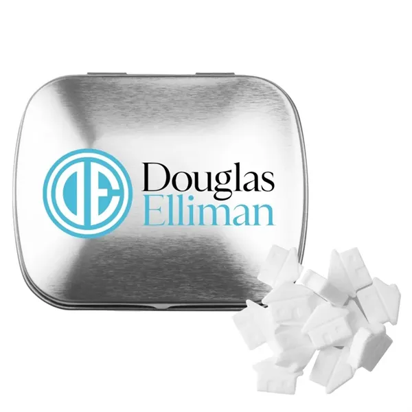 Domed Tin with House Shaped Mints - Domed Tin with House Shaped Mints - Image 4 of 6