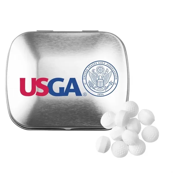 Domed Tin with Golf Ball Shaped Mints - Domed Tin with Golf Ball Shaped Mints - Image 2 of 7
