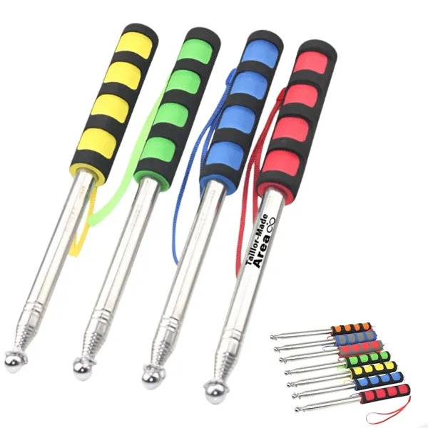 Custom Telescopic Handheld Flagpole for Tour & Teaching - Custom Telescopic Handheld Flagpole for Tour & Teaching - Image 0 of 5