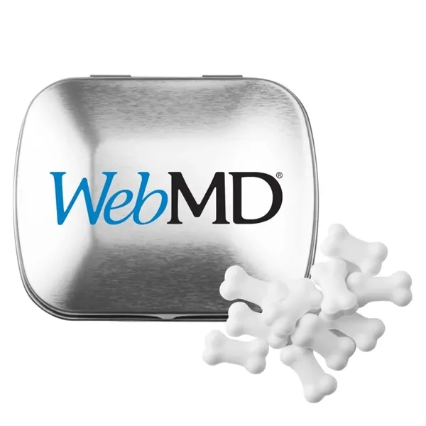 Domed Tin with Bone Shaped Mints - Domed Tin with Bone Shaped Mints - Image 3 of 7