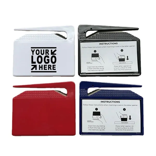 Letter Openers with Business Card Insert - Letter Openers with Business Card Insert - Image 1 of 3